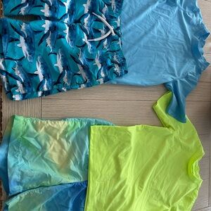 Children’s Place boys bathing suit and rash guard 7-8
